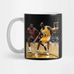 BASKETBALLART - GOAT 23 VS GOAT 24 Mug